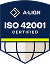 A-LIGN ISO 42001 certification badge